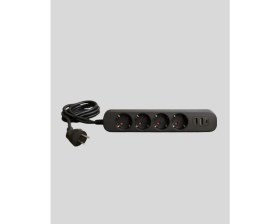 Resim Zero Land Flzdgnkr Akıllı Akım Dengelemeli 4’lü Çoklu Priz Type-C ve USB Çıkışlı 