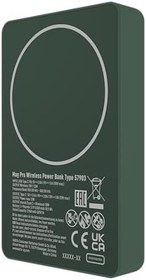 Resim VARTA Power Bank 5.000mAh, powerbank magnetico, Mag Pro Power on Demand, caricabatterie portatile con USB C, compatibile con MagSafe e Qi Standard (per compatibilità con iPhone e Android), verde 