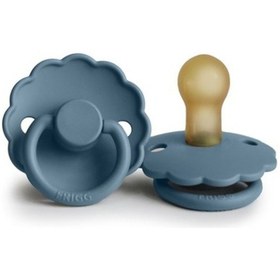 Resim Frigg Daisy Kauçuk Emzik Glacier Blue 0-6 Ay Mavi 