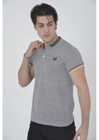 Resim Erkek Yakalı Slim Fit Dokuma T-shirt - Beyaz 001 
