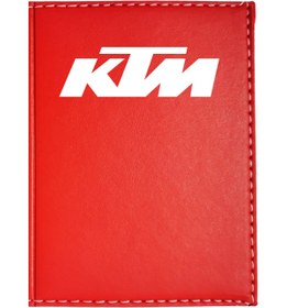Resim promosyon denizi Ktm Logolu Kırmızı Ruhsat Kabı 