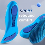 Resim Yüzük Ayak ve Ayak için Yükseklik Desteği ile Nefes Alabilir Spor Ayakkabı Tabanlıkları - Erkekler ve Kadınlar için Yumuşak Taban Tabanlıklar, Geliştirilmiş Konfor ve Şok Emme için Ergonomik Tasarım, Ayakkabı Aksesuarları 