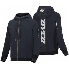 Resim Motosiklet Ve Bisiklet Korumalı Jacket Yağmurluk Polyester Stopwater Sertifika Korumalı Mont Black 