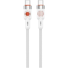 Resim Nettech Nt-dc32 60w Plastik 100 Cm Type-c To Type-c Şarj Ve Data Kablosu - Beyaz 