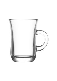 Resim LAV Yudum Cam Kulplu Çay Bardağı 6 Kişilik 95 ml Kulplu 