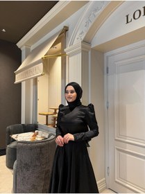 Resim By Atelier Siyah Sarah Tesettür Abiye 