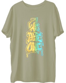 Resim TOP GLORY Weareone2x Baskılı Penye Boks Sporcu T-shirt 