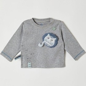 Resim Organicera Organik Uzun Kollu Tshirt,Grey (435388692) Gri 