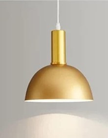 Resim Dylight Retro Metal Gold Dekoratif Rustik Kafe Mutfak Sarkıt Avize çap 30 cm gold dy9008 