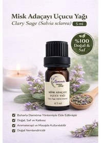 Resim Misk Adaçayı Uçucu Yağı Clary Sage Salvia Sclarea 5 Ml 2025 Üretimi 