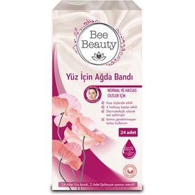Resim Bee Beauty Yüz İçin Ağda Bandı 24'lü - Gratis 