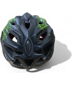 Resim Rectus Bisiklet Kaskı (Siyah Yetişkin Vizörlü LED Işıklı Beden 58/61) 