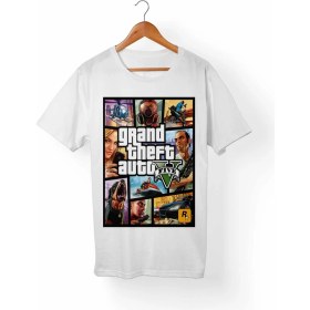 Resim Alfa Grand Theft Auto Gta Çocuk Beyaz Tişört 
