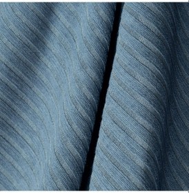 Resim Mikrofiber Şönil Fitilli Minimalist Tekli Koltuk Örtüsü - 110x175 Cm,2 Adet Çift Taraflı, Kaymaz, Terletmez Mavi Mavi 