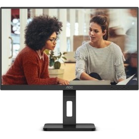 Resim AOC 24 Aoc 24E3QAF IPS 4ms 75MHZ 1xhdmı 1xdp Fhd 1920X1080 Hoparlör Çerçevesiz Yükseklik Ayarı Pivot Vesa Siyah 