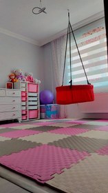 Resim Affectione Tatami Minderi 3 Adet Fiyatıdır 3 Eşit Renk Gönderilecektir Beyaz, Gri, Pembe 50X50 13Mm 