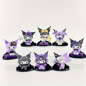 Resim Orijinal Sanrio Werewolf Kill Kuromi Gizemli Rastgele Hediye Kutusu, Trend Koleksiyon Figürü, Ev ve Araç Dekorasyonu için Uygun, Noel, Cadılar Bayramı Süslemeleri, Sonbahar Ev Dekoru Koleksiyon Figürleri 