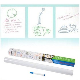 Resim Hobibahçem Silinebilir Kalemli Sticker Duvara Yapışabilen Yazı Tahtası 60x100 Cm Beyaz 