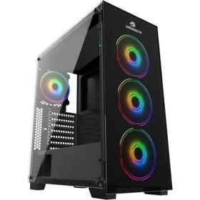 Resim GAMEBOOSTERGB-PE05B 600W 80+ Usb3.0 Full Siyah Tempered Glass Rgb Fanlı Kasa 