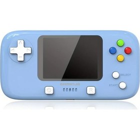 Resim Topshop1 Mavi Gamınja Retro El Oyun Konsolu Hd Ekran Usb Sarj 800mah Pil Rts Sistemi 4 Renk Secenegi Tasinabilir Oyun Cihazi 