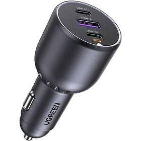 Resim Ugreen 130w 3 Portlu Araç İçi Şarj Cihazı Çakmaklı 