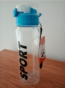 Resim 700 Ml Darbeye Isıya Dayanıklı Pipetli Suluk Matara Bpa Içermez Syg426- Mavi 