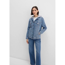 Resim Mavi Karla Mid 90'S Kadın Denim Ceket (M110154-85296) 
