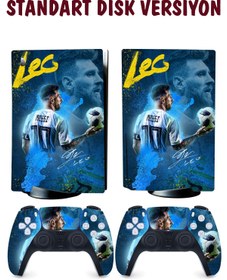 Resim KT Decor Leo Messi Playstation 5 Full Sticker Kaplama Seti 