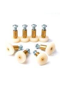 Resim Ayrıntıshop Duşakabin Mika Ve Cam Kabin Tekerleri 8 Adet Beyaz 