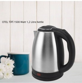 Resim Crown CRW-7105 1.2L Otel Tipi Kettle 