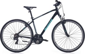 Resim BIANCHI T0018FS ERKEK ŞEHİR BİSİKLETİ 540H V 28 JANT 21 VİTES SİYAH CELESTE YS728 Bianchi