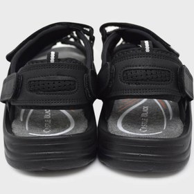 Resim Castle Black Erkek Cırtlı Spor Sandalet Nubuk Siyah CB-K6 