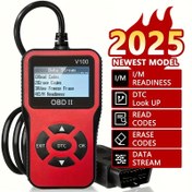 Resim OBD Güçlü OBD2 Araba Tarayıcı V100 - Motor Kodu Okuyucu ve Tanısal Araç - 1996'dan Beri Tüm Araçlarla Uyumlu, 36V'ye Kadar, Pil Gerekmez 