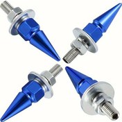 Resim Tongdashop Mavi 4 Adet Mini Metal Dekoratif Alet Seti Çok Renkli Vidalı Vana Uçları Çeşitli Kullanım 