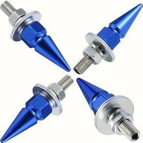 Resim Tongdashop Mavi 4 Adet Mini Metal Dekoratif Alet Seti Çok Renkli Vidalı Vana Uçları Çeşitli Kullanım 
