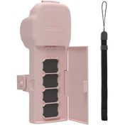 Resim Yaleker Osmo Pocket 3 İçin Pembe Koruyucu Kasa, Çift Açık Filtre Kutusu, Gövde Ve Lens Koruyucu, Kol Kayışı İle Filtre Ve Hafıza Kartı Saklama Kutusu Op3-k019 