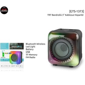 Resim Subzero Rgb Işıklı 3’’ Bluetooth Hoparlör Gts-1373 