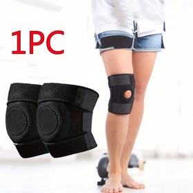 Resim 1 Adet Çift Kayışlı Basınç Süngerli Dizlik - Nefes Alabilir Hafif Kapanmalı Voleybol, Futbol ve Yoga için Unisex Erkek & Bayan (45kg-85kg), Rahat Fit Konforlu Ekipman 