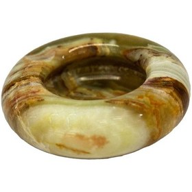 Resim Oniks Doğal Taş Kültablası - Oval Kül Tablası 