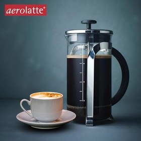 Resim aerolatte French Press mikro filtreli, paslanmaz çelik, borosilikat cam kahve demliği, 1000 ml 