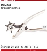 Resim İzeltaş Kemer Delme (Delik Zımbasi,Kayış Zımbasi) 