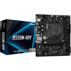 Resim ASROCK B550m-hdv Ddr4 Anakart Amd Ryzen 7 5700g Tray Işlemci Amd Fan ( Mpk Bundle) 