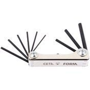 Resim CETA FORM 9 Pc.çakı Tipi Allen Anahtar Seti#2/metal Kasa-sae 