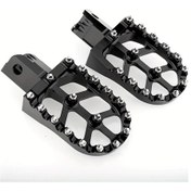 Resim Xuweiwei Siyah Kıcry Alüminyum Ayaklık Crf50 Crf70 Crf110 Xr50 Xr70 Xr110 Off Road Motosiklet Cnc Sağlam Tasarım 