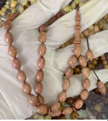 Resim PEMBE FİL AĞACI (PİNK İVORY) TESBİH ARPA MODEL 