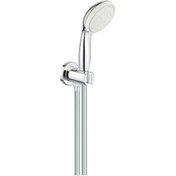 Resim Grohe Temposta 100 El Duşu Askılı Su Çıkış Dirseği, El Duşu Ve Spiral Hortum 26406001 El Duşu Seti 2 Akışlı