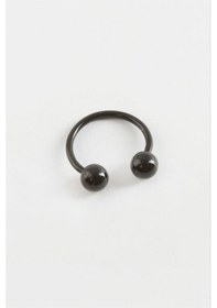 Resim Flzdgnkr 1 Cm Septum Çelik Piercing 1 Adet - Siyah 