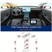 Resim Topshop1 2024 Tesla Model 3 Sol Şoför İç Tpı Film Seti 27 Parça Çizilmeye Dayanıklı Su Geçirmez 
