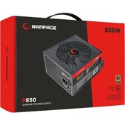 Resim Rampage P850 850W 80+ Gold 14 CM Fanlı Güç Kaynağı 