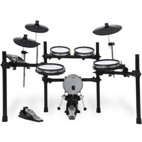 Resim Hitman HD-27 Dijital Davul Seti (Orta Seviye) | Hassas Pad Yapısı, Çok Sayıda Dahili Ritim ve Metronom, Kulaklık Çıkışlı Sessiz Çalışma Modu 